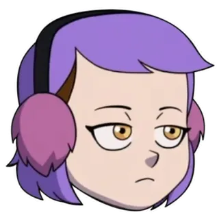 😒 560c63d8 Amity Blight The Owl House kreskówka, Amity Blight, Sowi Dom, postać, animowany telegram sticker