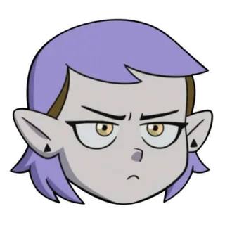 😒 6b113adc Amity Blight The Owl House Kreskówka, Anime, Postać, Amity Blight, The Owl House telegram sticker
