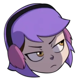 😒 894838f0 Amity Blight The Owl House Kreskówka, Animowany, Postać, Amity Blight, Sowi Dom telegram sticker