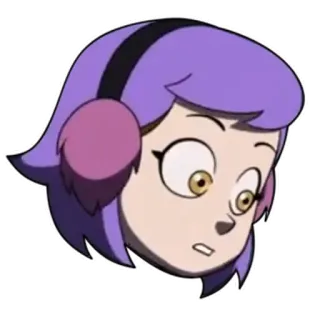 😮 9936ea01 Amity Blight The Owl House Amity Blight, postać z kreskówki, serial animowany, Sowi Dom, Disney telegram sticker