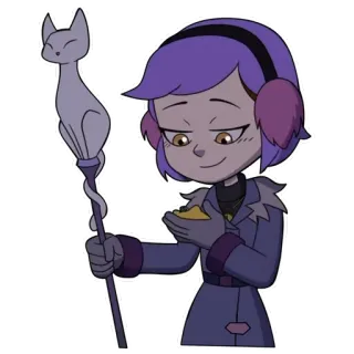 🥰 9e6838eb Amity Blight The Owl House Kreskówka, Wiedźma, The Owl House, Amity Blight, Anime, Postać, Magia telegram sticker