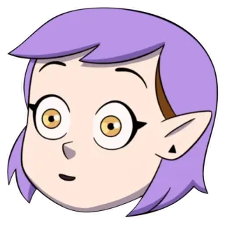 ☺️ c43bac28 Amity Blight The Owl House kreskówka, postać, Amity, The Owl House, animowany, naklejka telegram sticker