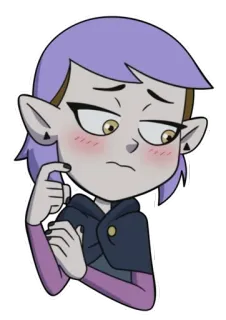 🥵 f84037c6 Amity Blight The Owl House Kreskówka, Anime, Postać, Amity Blight, The Owl House telegram sticker