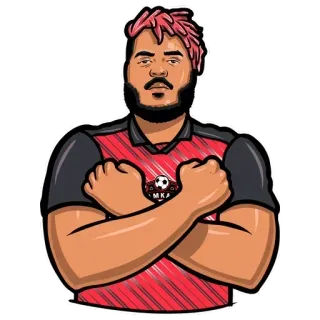 🤛 984f53f0 卡通, 男人, 角色, 插图, 贴纸 telegram sticker