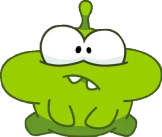 😬 c42ba7de zielony, potwór, kreskówka, śmieszny, słodki whatsapp sticker