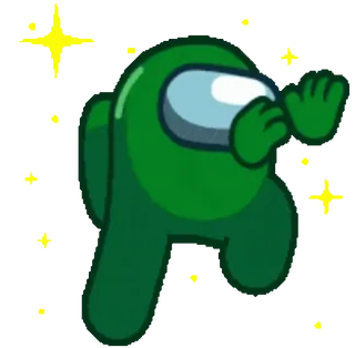 🕺 a2a1ae6e Among Us Character Among Us Weltraum, Spiel, Crewmitglied, Impostor, Sterne telegram sticker