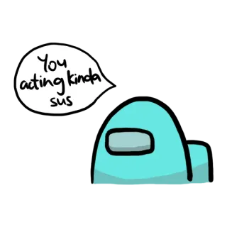 Among us meme whatsapp stickers
