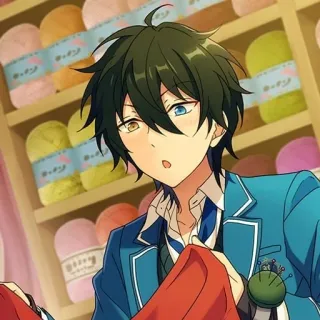 🍭 be460be1 アニメ, 男の子, 毛糸, 服 telegram sticker