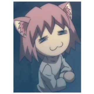 😊 71650718 Neco-Arc Anime, Tai mèo, Chibi, Meme, Dễ thương telegram sticker