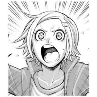 😯 75995664 anime, manga, sốc, la hét, hoảng loạn, phim hoạt hình, nhân vật telegram sticker