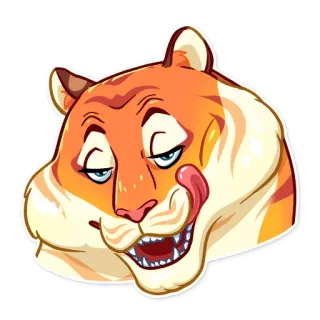 Amur Tiger telegram stickers