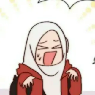 📚 80239851 만화, 소녀, 애니메이션, 땀, 머리 스카프, 표정, 충격 telegram sticker