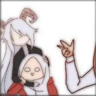 🤸‍♀ 99db34b0 Мультфильм, Аниме, Стикер, Иллюстрация, Персонаж, Милый telegram sticker