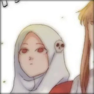 🤸‍♀ f97588aa Мусульманка, Шарф, Цифровое искусство, Мультфильм telegram sticker