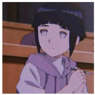 🦊 d7759d1e Hinata Hyuga Naruto Anime, Dessin animé, Fille, Hinata, Hyuga, Mignon telegram sticker