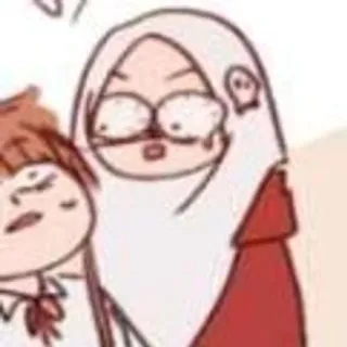 ℹ️ a7fd3666 アニメ, 漫画, コミック, ステッカー, ヒジャブ, イスラム telegram sticker