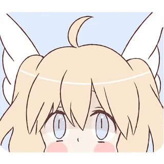😳 d4441f2e anime, cute, character, manga, kawaii telegram sticker
