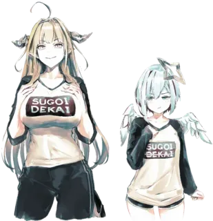 😸 56d399f7 SUGOI DEKAI Anime, Manga, Kawaii, Dziewczyny, Japonia, Japoński telegram sticker