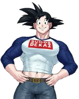 😒 ead750d8 SUGOI DEKAI Anime, Manga, Japońskie, Postać, Humor, Parodia telegram sticker