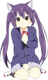 😍 1ac74533 动漫, 猫耳, 卡哇伊, 可爱, 女孩, 漫画, 卡通 telegram sticker