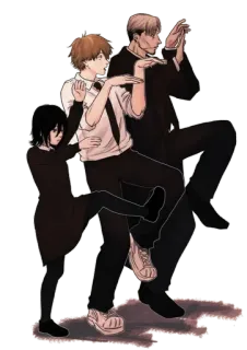 😜 f84167e9 anime, characters, manga, dancing telegram sticker