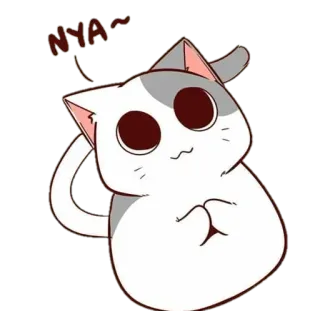 😸 59f00319 NYA~~ gatto, carino, animale, animale domestico, kawaii, miao telegram sticker