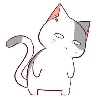 😸 7f3466b6 gatto, carino, animale, cartone animato, adesivo telegram sticker