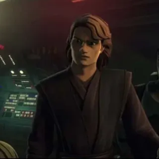 😗 0bc808de Anakin Skywalker Star Wars: The Clone Wars star wars, anakin, skywalker, jedi, clone wars whatsapp sticker