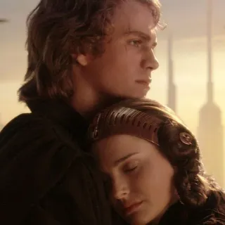 ❤️ 1065f944 Anakin Skywalker Star Wars star wars, romance, skywalker, padmé, anakin whatsapp sticker