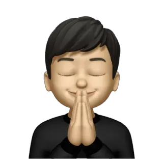 🫁 bfab1afc Emoji, Manos, Oración, Saludo whatsapp sticker