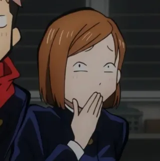 🤭 81930851 Nobara Kugisaki Jujutsu Kaisen anime, shocked, surprised, nobara, kugisaki, jujutsu kaisen telegram sticker