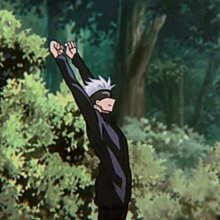 🌅 841585a1 Gojo Satoru Jujutsu Kaisen anime, gojo satoru, jujutsu kaisen, character, manga telegram sticker