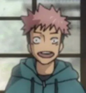 😀 e12279dc anime, cartoon, portrait, expression, shock, confusion telegram sticker