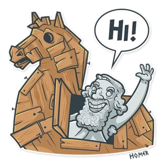 Greek Geeks telegram stickers