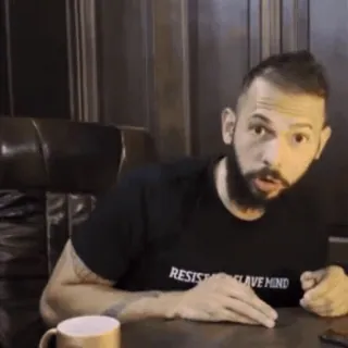 🌟 2e227fa1 RESIST SLAVE MIND tư duy, động lực, sự kháng cự, Andrew Tate telegram sticker