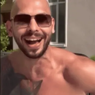 Andrew Tate by @lbartour telegram stickers