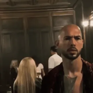 🌟 604abd5e Andrew Tate đàn ông, hói, gây tranh cãi, người ảnh hưởng, chân dung telegram sticker