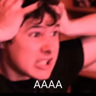 😠 c16fd4d3 AAAA reaksi, terkejut, ketakutan, teriakan, stres, kecemasan telegram sticker