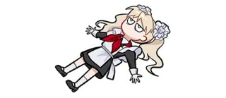 🤦‍♀ ebe3155f anime, maid, cute, blond, cartoon, girl, funny telegram sticker