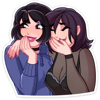 Анечка @nyasticks telegram stickers