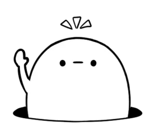 🥚 125a3da4 บล็อบ, โบกมือ, สวัสดี, ทักทาย, เป็นมิตร, น่ารัก telegram sticker