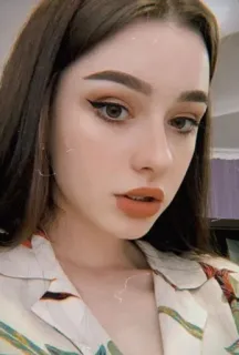 ⭐ a9bc2e5a 여자, 인물사진, 소녀, 메이크업, 뷰티, 얼굴, 젊은, 사람 telegram sticker