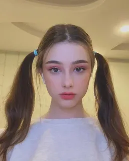 ⭐ f6b4e53b 여자, 소녀, 인물, 미인, 젊은, 사람, 십대 telegram sticker