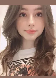 ⭐ fe7f43a6 여자, 소녀, 인물사진, 셀카, 뷰티, 얼굴 telegram sticker