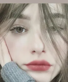 ⭐ fe86ccf9 여자, 얼굴, 인물, 메이크업, 뷰티, 여성 telegram sticker