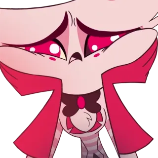 😍 459e7224 Angel Dust Hazbin Hotel 卡通, 恶魔, Hazbin Hotel, Angel Dust, 动画 telegram sticker