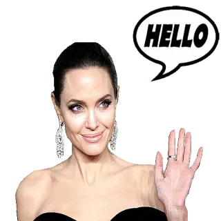 ANGELINA JOLIE @STIKERFORALL telegram stickers