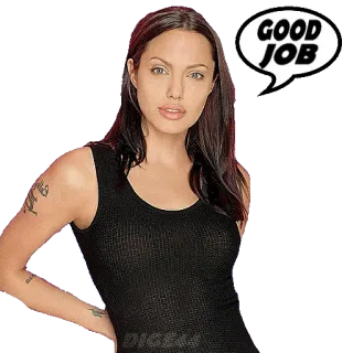 ANGELINA JOLIE @STIKERFORALL telegram stickers