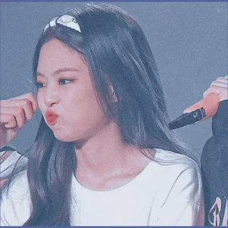 😠 3ce3b1c5 Jennie Kim ジェニ, Blackpink, 歌手, アイドル, K-POP telegram sticker