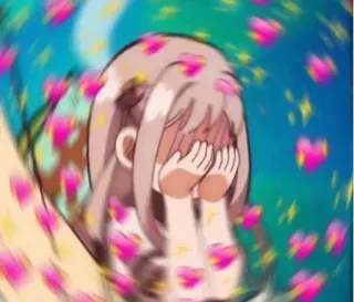 💖 44bb5cf7 Anime, Herzen, Cartoon, Emotional, Süß, Kawaii telegram sticker